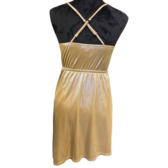 Wild Blue Sadie Robertson Gold Strap Dress Small - Picture 15 of 15